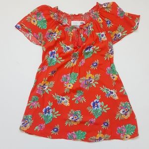 Old Navy Maternity Top Summer Blouse Hawaiian
